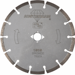 DISCO DE DIAMANTE SEGMENTADO CHIP-CUT 1515 AUSTROMEX SKU 3123