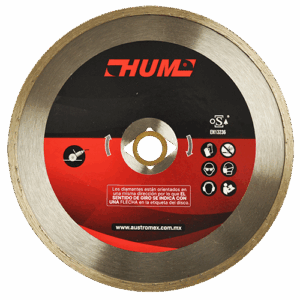 DISCO DE DIAMANTE RIN CONTINUO HUM 7 PULG 2559 AUSTROMEX SKU 4402