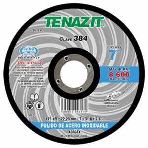 DISCO DE DESBASTE DE ACERO INOXIDABLE 7 PULG 384 AUSTROMEX SKU 473