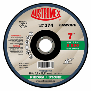 DISCO CORTE DE PIEDRA 7 PULG 374 AUSTROMEX SKU 545