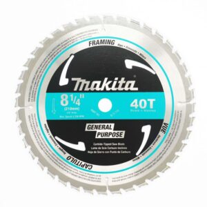 SIERRA PARA MADERA 8-1/4 PULG 40 DIENTES D31728 MAKITA