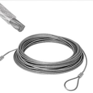 CABLE DE ACERO GALVANIZADO CUBIERTO CON PVC 15M 3/32 13915 ADIR
