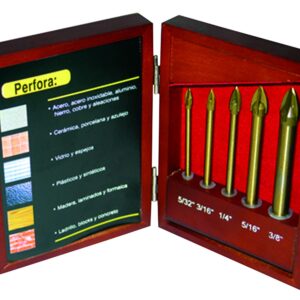 JUEGO DE BROCAS MULTIFUNCIONAL 5 PZ AD-132 ADIR