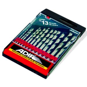 JUEGO DE BROCAS AV 13 PZ AD-111 ADIR