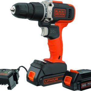 TALADRO ATORNILLADOR 3/8 20V BCD704C1 BLACK&DECKER