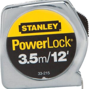FLEXÓMETRO POWERLOCK 1/2X12 PIES 3.5 MTS 33-215MX STANLEY