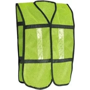 CHALECO DE MALLA VERDE DE ALTA VISIBILIDAD CON REFLEJANTE JYRSA