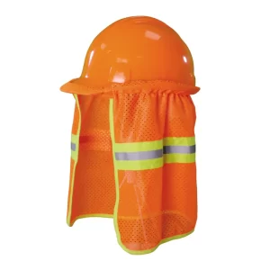 CUBRENUCA ANARANJADO ALTA VISIBILIDAD CON ELASTICO PARA USO EN CASCO JYRSA