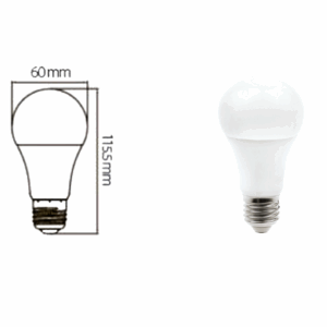 FOCO DE LUZ LED COLOR BLANCO DE 6500K DE 10 WATTS DE POTENCIA TECNOLITE 10DA19LED65V