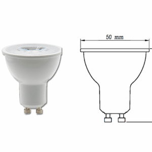 FOCO,LED,LUZ BLANCA NEUTRO,BASE GX5 TECNOLITE 6MR16LLED40MV36
