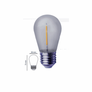 BOMBILLA DE FOCOS LED 1 WATTS APPS14/LED/1W/127V/2200K TECNOLITE