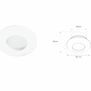 LAMPARA INTERIOR A PRUEBA DE VAPOR BASE GX5.3 TECNOLITE  10YD101MVBADRIA