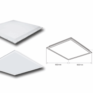 PANEL DE LUZ LED 2X2 EMPOTRADO 40 W,LUZ DE DIA,NO ATENUABLE TECNOLITE 40BKLED65MVB