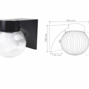 LAMPARA DE EXTERIOR IDEAL PARA ILUMINAR ESPACIOS EXTERIORES,COMO ENTRADAS,MUROS Y JARDINES VICENZA TECNOLITE 14GLLED20MV65CF