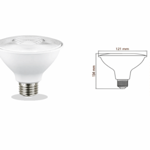 FOCO LED AQUILA,LUZ DE DIA,BASE E27,13W 1250 LUMENES TECNOLITE 13PAR38LED65MV25