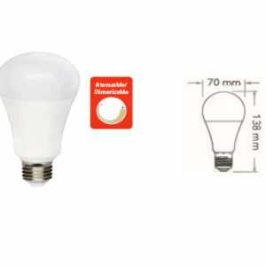 FOCO LED CON ATENUABLE DESARMABLE COLOR BLANCO TECNOLITE 15DA19LED65V