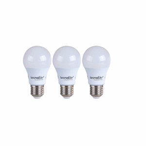 FOCO LED A19 E27,5 W LUZ SUAVE CALIDA,TECNOLITE 5A19LED30V200
