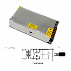 DRIVE PARA PROYECTOR DE SALIDA 150 WATTS DE ALUMINIO APP DRIVERLED-12V-150W-PR