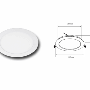 LAMPARA LED DOWNLIGHT PARA TECHOS,INTERIORES,LUZ CALIDA,TECNOLITE 24YDLED430MV30B