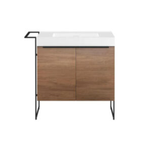 TOCADOR CON LAVABO 80x50CM MOEN VAN1411CASTAÑO