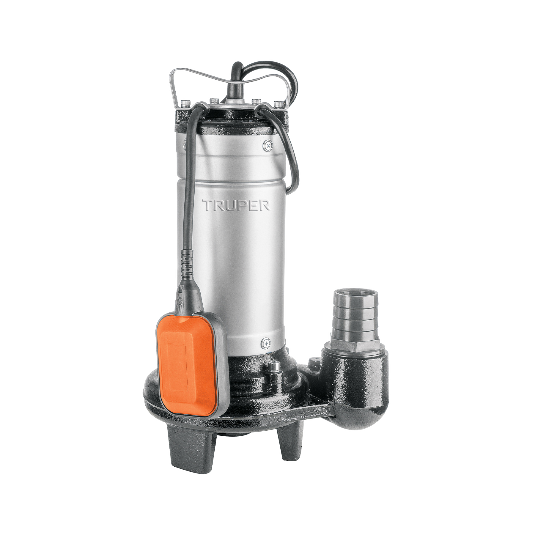 BOMBA SUMERGIBLE 1HP ACERO INOX/HIERRO PARA AGUA SUCIA TRUPER 104077