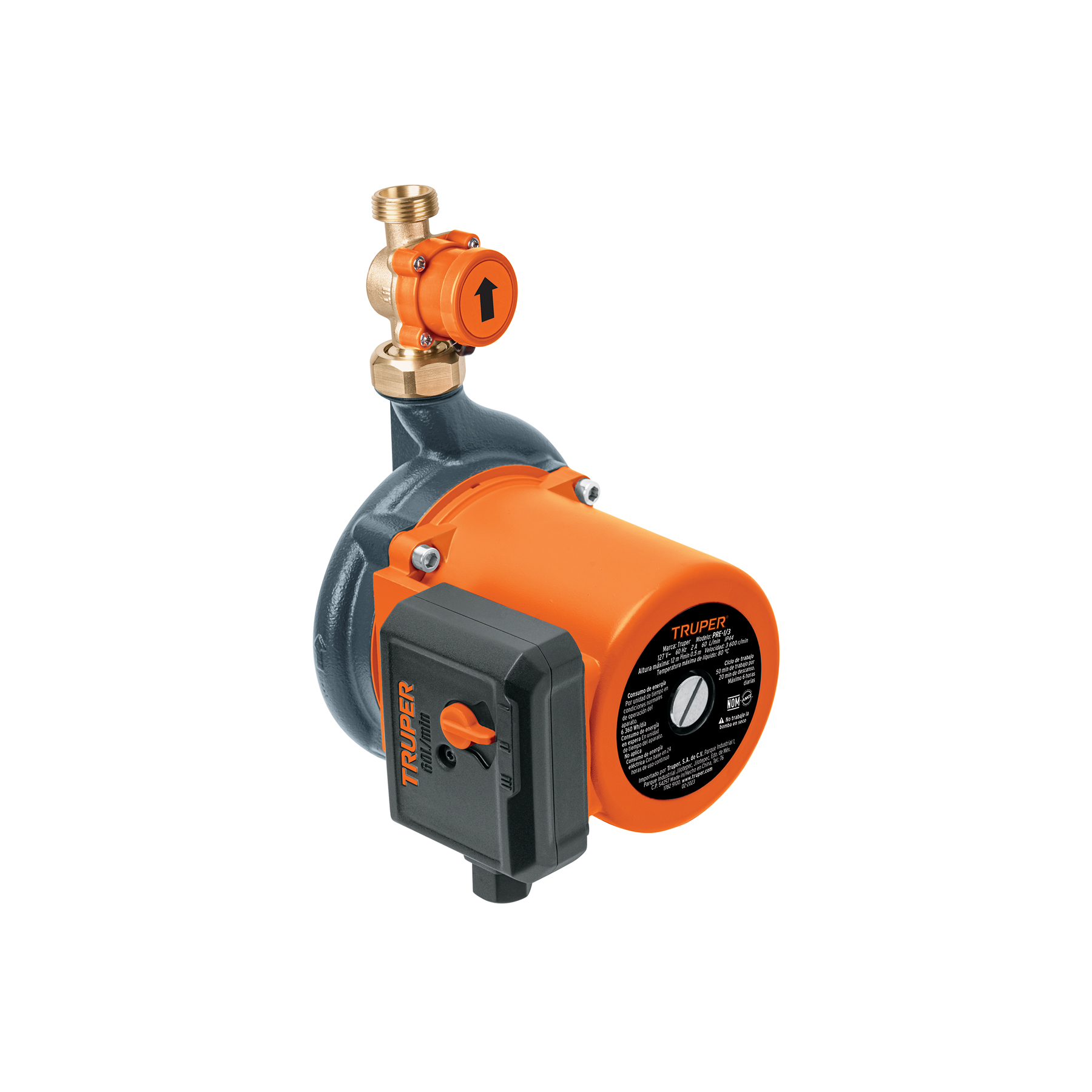 BOMBA PRESURIZADORA 1/3 HP,CON SENSOR REGULADO,TRUPER 14637