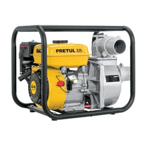 MOTOBOMBA AUTOCEBANTE 3"x3", GAS. 6-1/2HP,AGRICOLA,PRETUL 26063