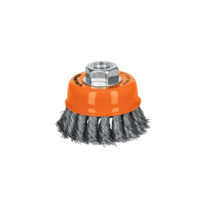 CARDA COPA 3" ALAMBRE TRENZADO FINO EJE 5/8"-11, TRUPER 14186