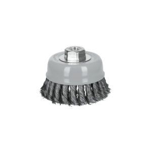 CARDA COPA 4" ALAMBRE TRENZADO FINO,MULTI-ROSCA TRUPER 100852